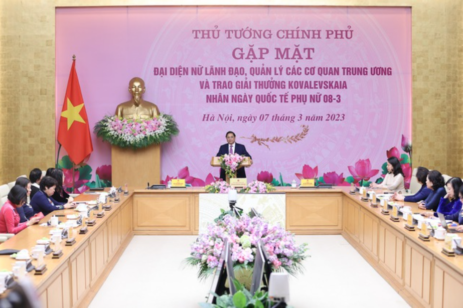 Quang cảnh buổi gặp mặt  - Ảnh: VGP