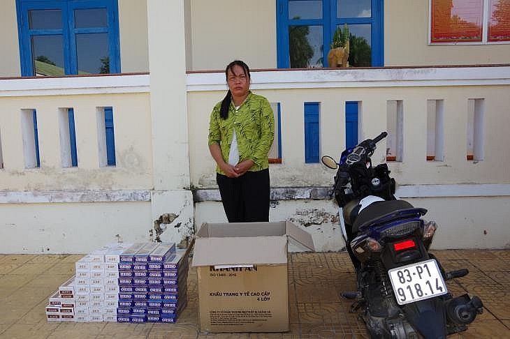 Đối tượng cùng hàng hóa, phương tiện vi phạm