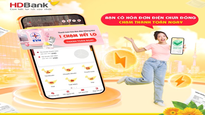 Tính năng “1 chạm” gây bất ngờ cho khách hàng, HDBank tiếp tục dẫn dắt số hóa
