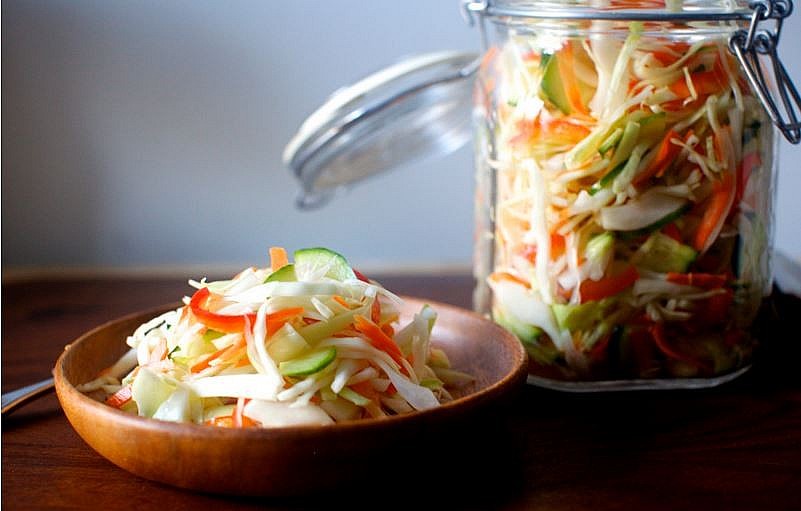 Bắp cải ngâm dấm vừa ngon vừa giảm cân hiệu quả