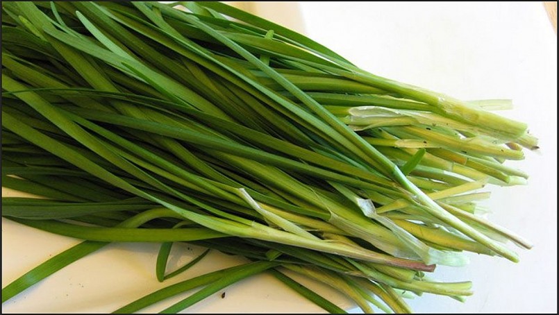 Lá hẹ là loại rau xanh thuộc chi Allium Lá hẹ là loại rau xanh thuộc chi Allium