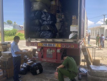 Bình Định: Phát hiện nhiều hàng hóa do nước ngoài sản xuất không có hóa đơn, vi phạm nhãn hàng hóa