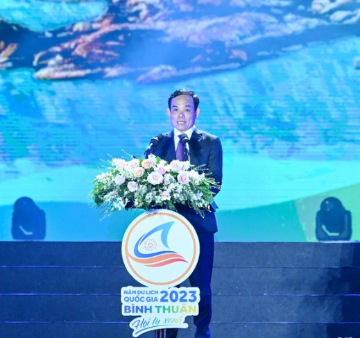 Phó Thủ tướng Chính phủ Trần Lưu Quang phát biểu tại Lễ khai mạc.