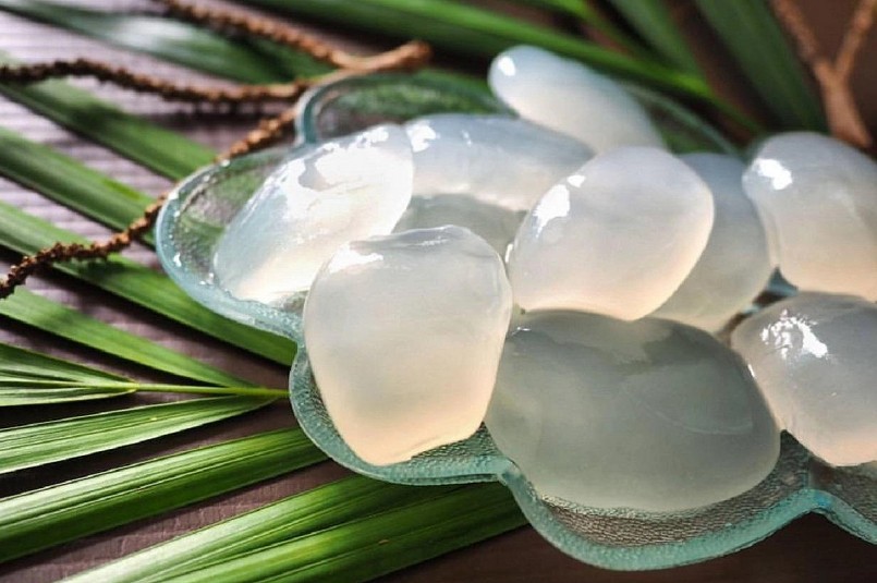 Món ăn từ trái dừa nước ở Trung Quốc rất đắt đỏ.