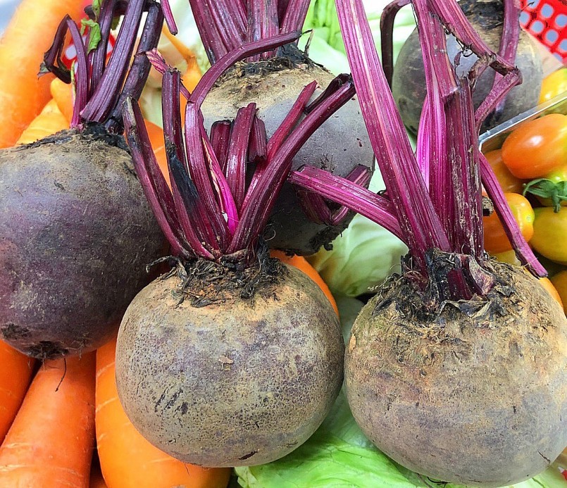 Thiên nhiên ban tặng cho củ dền đỏ vitamin C những 