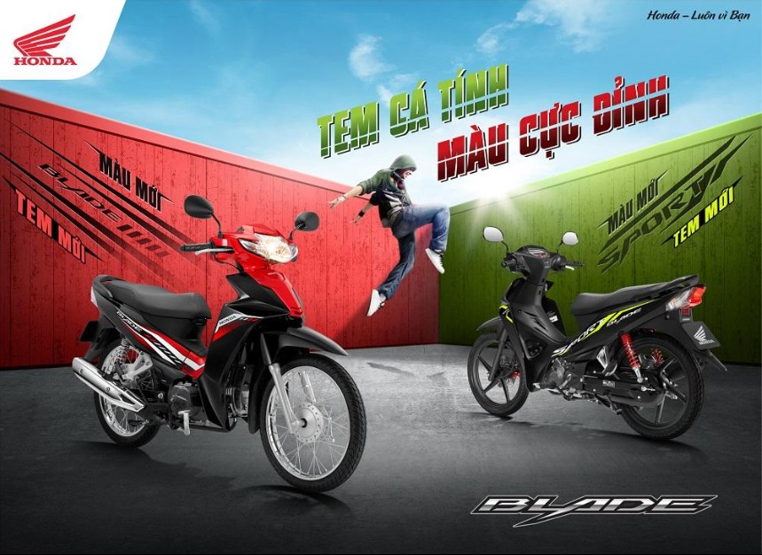 Honda Việt Nam ra phiên bản mới xe Blade giá chưa đến 23 triệu đồng