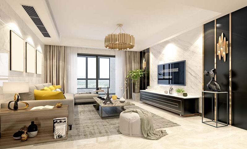 Cách bố trí phòng khách không để vị trí tài lộc lộ thiên