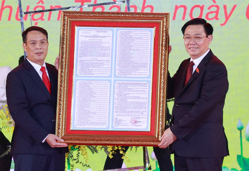 Thuận Thành (Bắc Ninh) chuyển mình lên thị xã, phấn đấu trở thành đô thị hiện đại, thông minh Thuận Thành (Bắc Ninh) chuyển mình lên thị xã, phấn đấu trở thành đô thị hiện đại, thông minh