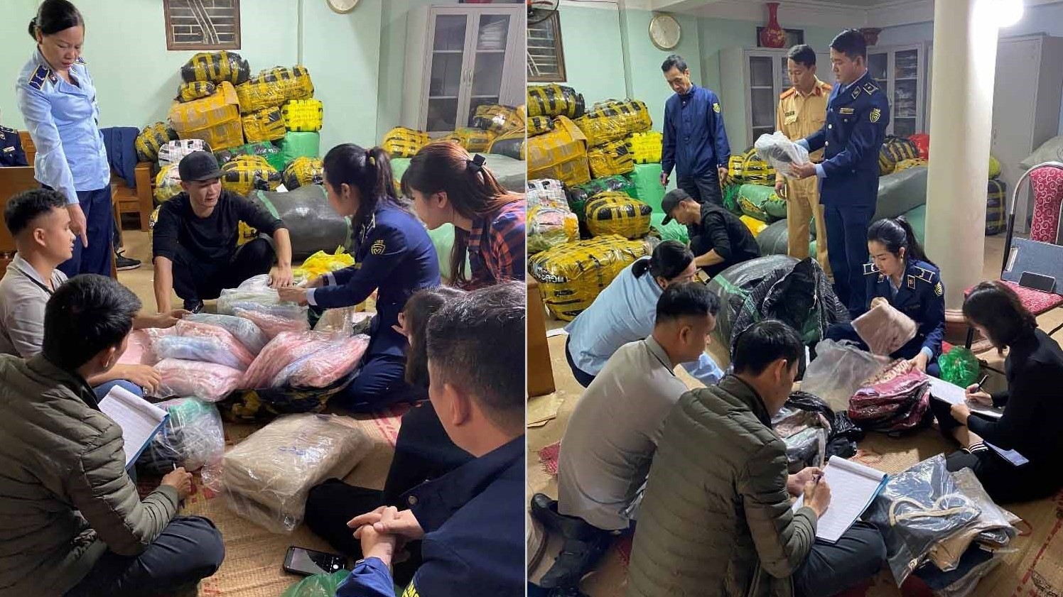 Hải Phòng: Phát hiện số lượng lớn quần áo, phụ kiện các loại không rõ nguồn gốc