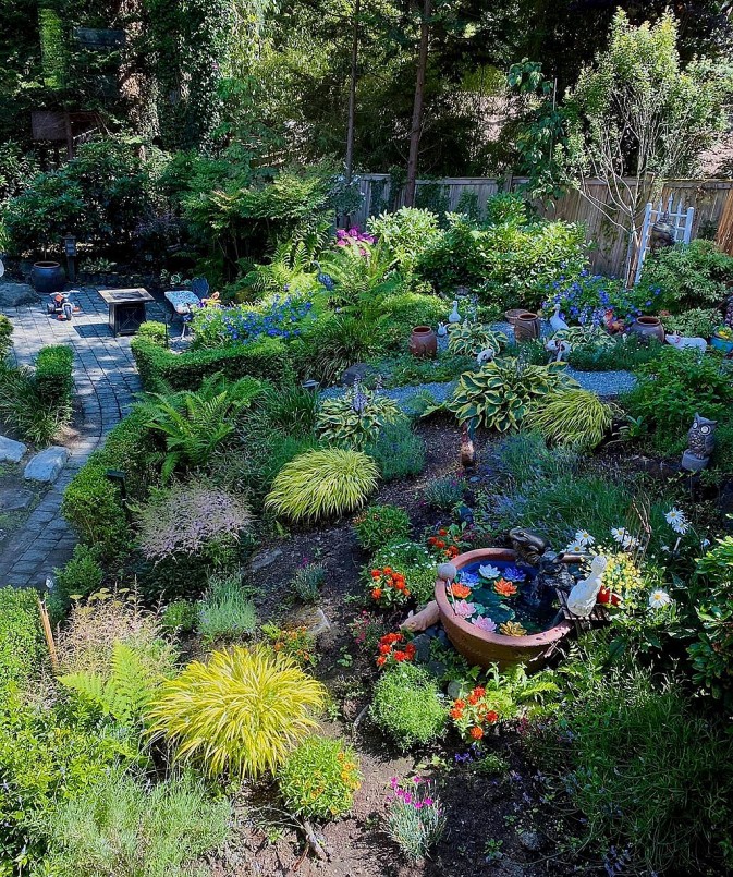 Khu vườn đẹp như “vườn cổ tích”