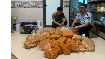 Nghệ An: Tiêu hủy 100kg chà bông không rõ xuất xứ, tránh tuồn ra thị trường