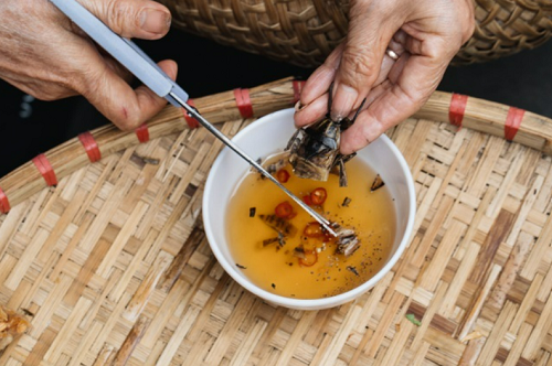 Loại côn trùng nhìn phát sợ, cho vào nước mắm thành đặc sản “hảo hạng”, có giá 500.000 đồng/1 lít vẫn hút người mua