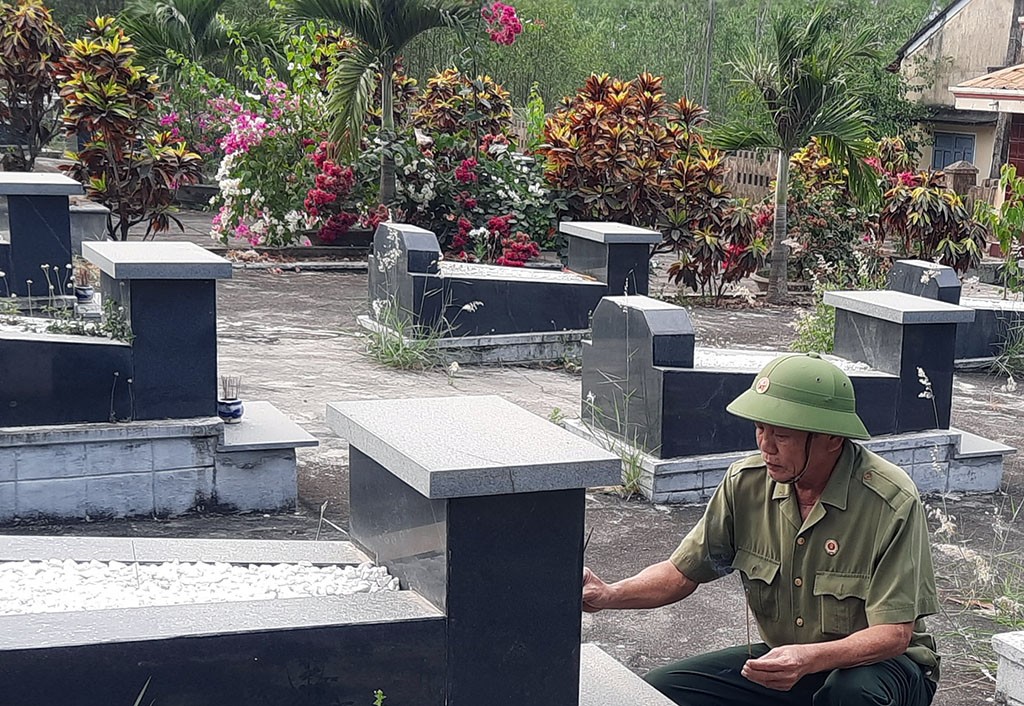 Thương binh Nguyễn Đăng Khoa tâm huyết với công tác tìm kiếm, quy tập mộ liệt sỹ