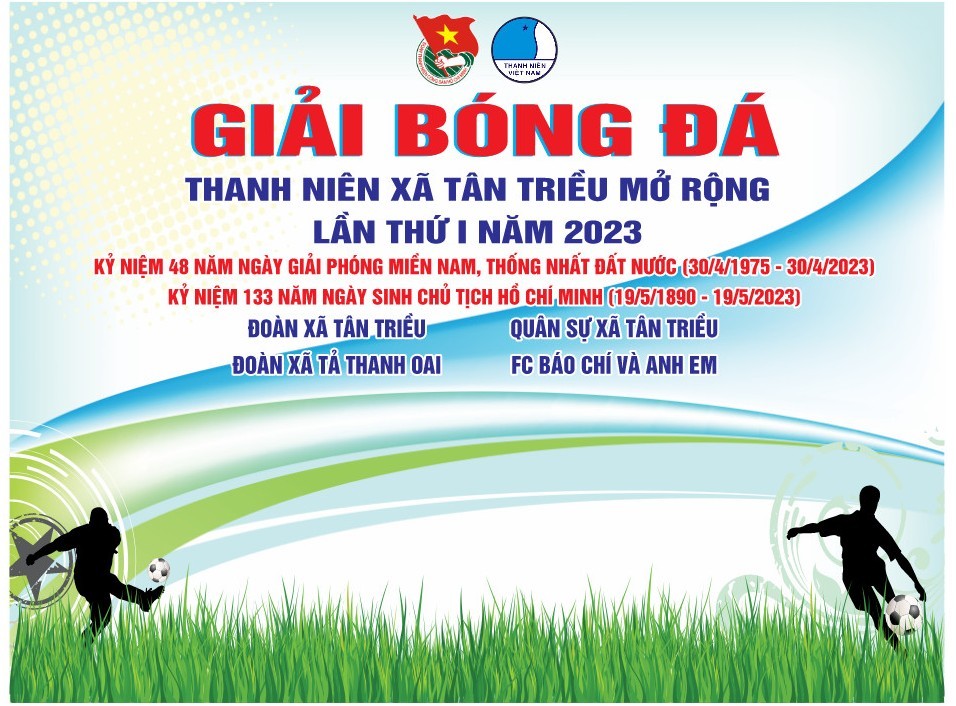 Giải bóng đá thanh niên xã Tân Triều mở rộng