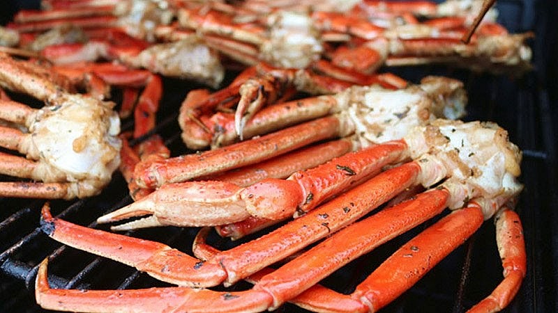 Cua tuyết nướng