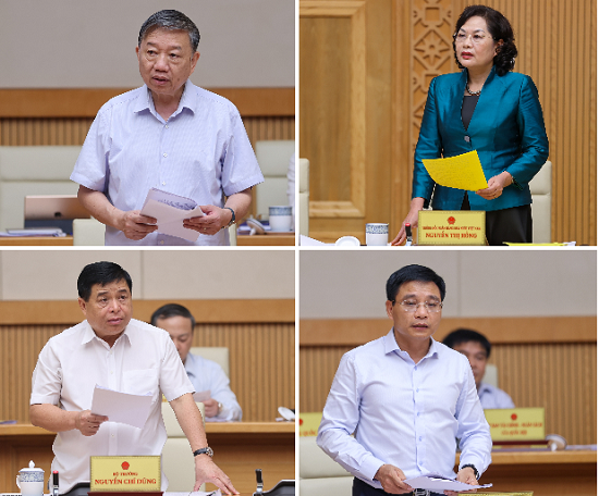 Các đại biểu cho rằng, những kết quả nổi bật của tháng 4 đã đóng góp quan trọng vào kết quả chung của cả nước trong 4 tháng - Ảnh: VGP