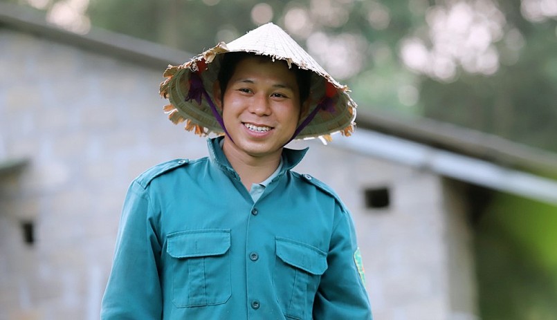 Từ một kỹ sư, giờ anh Ngư đã là một nông dân chính hiệu.