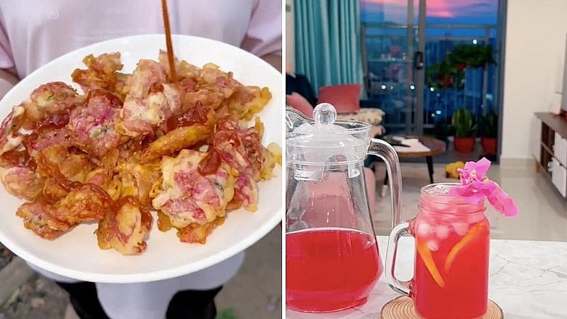 Các món ăn, thức uống từ hoa giấy Các món ăn, thức uống từ hoa giấy