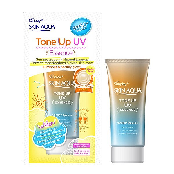 Giá mỹ phẩm dòng kem chống nắng Skin Aqua Tone Up UV của Sunplay