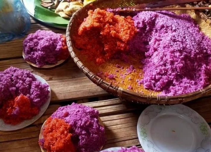 Ẩm thực cỗ lá mời khách của người dân xứ Mường