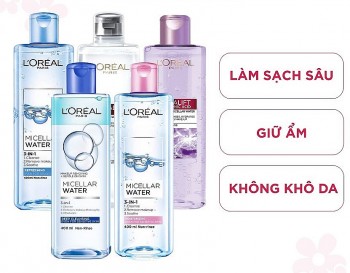 Nước tẩy trang dòng L’Oréal phù hợp với túi tiền học sinh, sinh viên