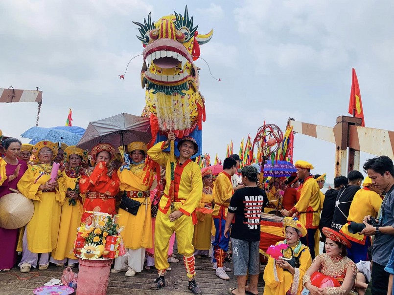 Tưng bừng Lễ hội truyền thống Chử Đồng Tử - Tiên Dung xã Tự Nhiên năm 2023