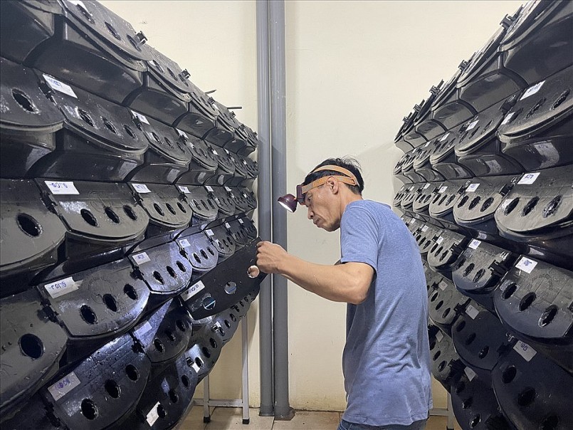 Cho cua biển ăn ở trong hộp nhựa, chưa đến lứa thương lái đã đặt mua, người nuôi thu bộn tiền Cho cua biển ăn ở trong hộp nhựa, chưa đến lứa thương lái đã đặt mua, người nuôi thu bộn tiền