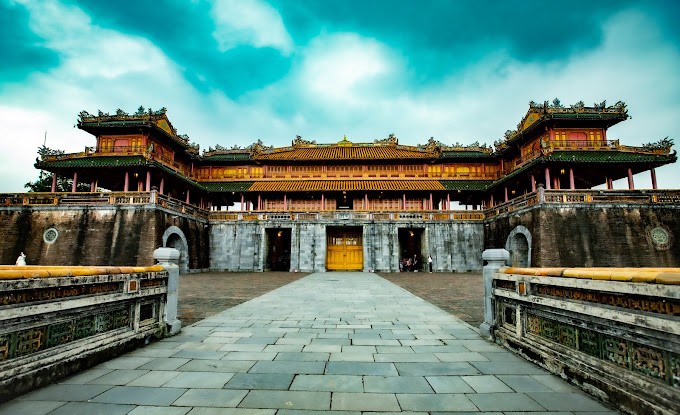 công trình được xây dựng như cổng ra vào của Hoàng Thành