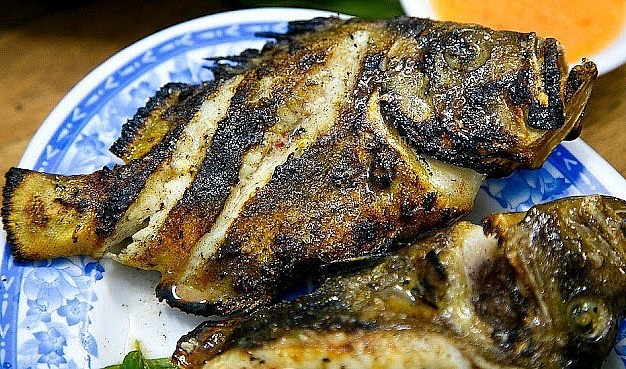 Món cá sơn gà nướng luôn hấp dẫn thực khách.