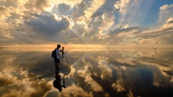 Review biển vô cực Thái Bình với vẻ đẹp huyền ảo, siêu thực