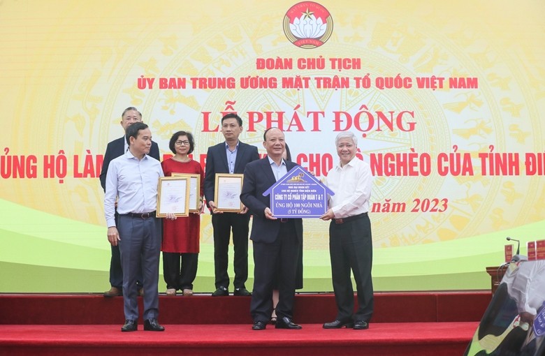 T T Group ủng hộ 5 tỷ đồng hỗ trợ làm nhà cho người nghèo tỉnh Điện Biên