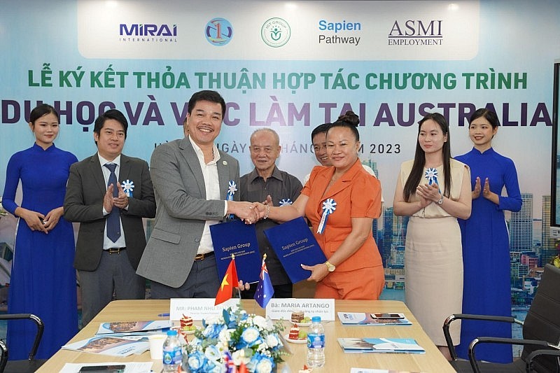 Lễ ký kết Thỏa thuận hợp tác Chương trình Du học và Việc làm tại Australia giữa Công ty Sapien Pathway và đối tác