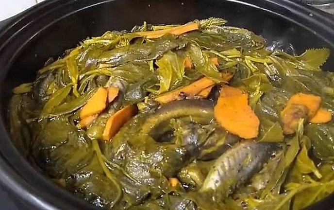 Cúc tần kho cá trắm đem lại hương vị hấp dẫn. Cúc tần kho cá trắm đem lại hương vị hấp dẫn.