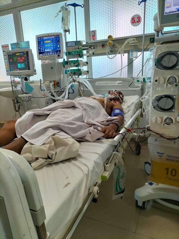 Hiện tình trạng bệnh nhân đang nguy kịch. Hiện tình trạng bệnh nhân đang nguy kịch.