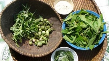 Canh lá mì ngọt, bùi, đắng, cay