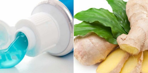 Công dụng bất ngờ khi kết hợp kem đánh răng với gừng mà ít người biết
