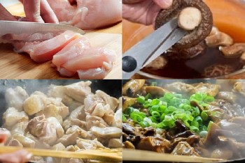 Cách làm gà xào nấm thơm ngon “xoắn lưỡi”
