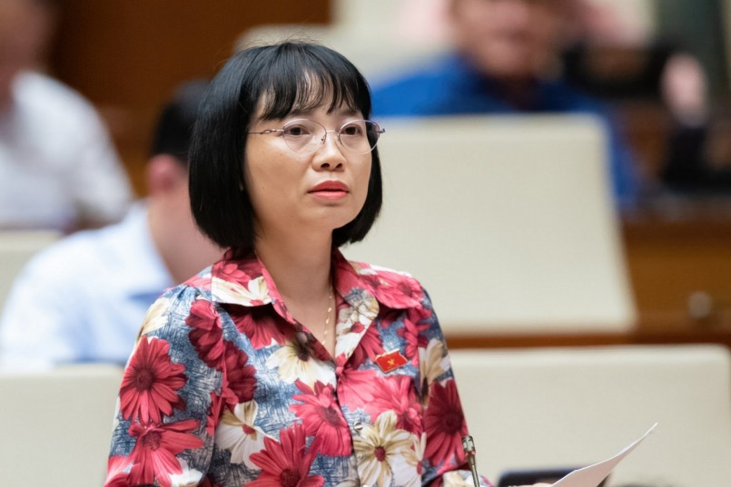 Đại biểu Nguyễn Thị Việt Nga - Đoàn ĐBQH tỉnh Hải Dương.