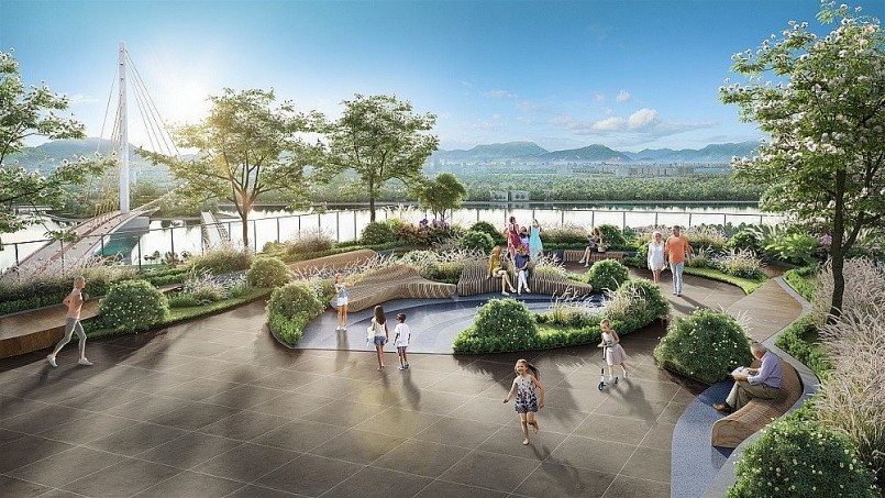 Tiện ích nội khu hiện đại của tổ hợp Sun Cosmo Residence Da Nang. (Ảnh phối cảnh minh họa)