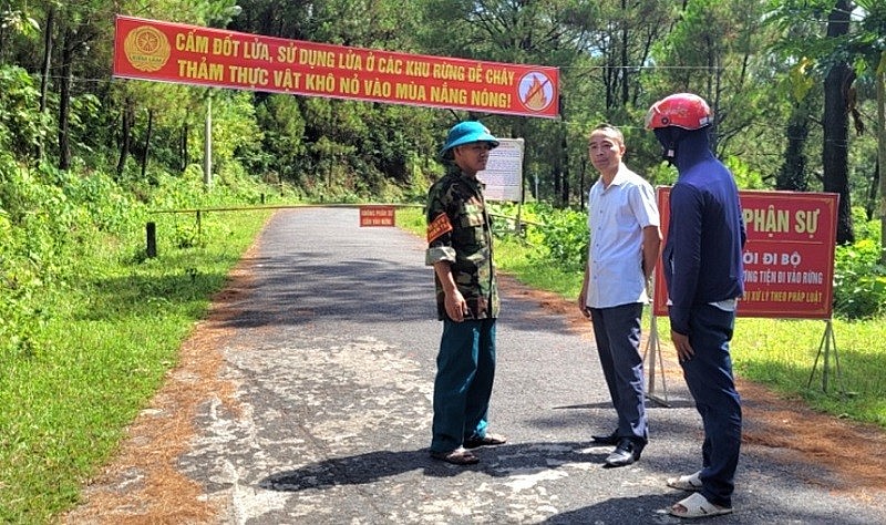 Tỉnh Hà Tĩnh đã  huy động nhiều lực lượng tăng cường kiểm tra, giám sát người vào rừng, nhất là ở những khu vực rừng  trọng điểm, dễ cháy