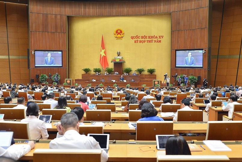 Quang cảnh phiên chất vấn 