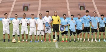 Sôi động trận cầu giao hữu chào mừng kỷ niệm Ngày Báo chí Cách mạng Việt Nam