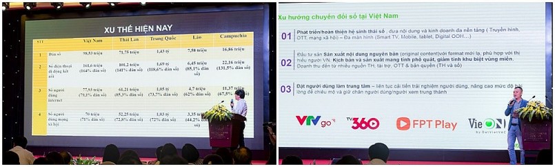 Các đại biểu chia sẻ về các xu thế phát thanh truyền hình hiện nay ở trong và ngoài nước