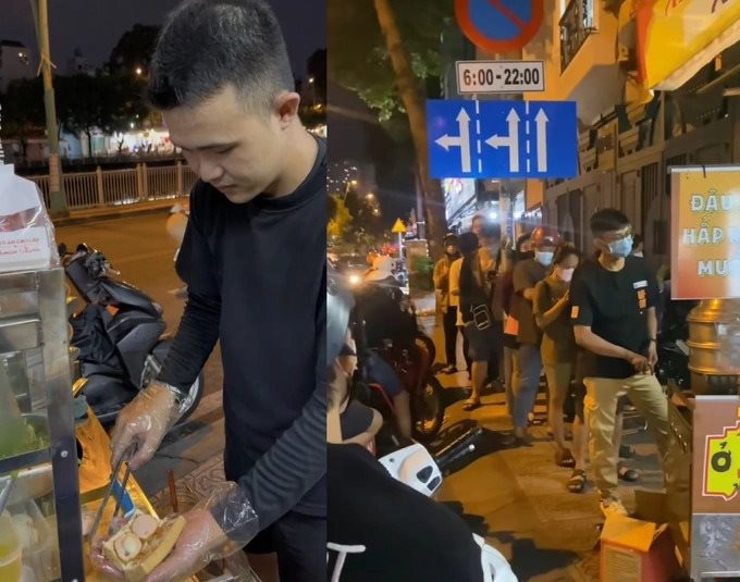 Khách xếp hàng dài, Khoa trăn trở tìm một nhân viên phụ mình (Ảnh: NVCC).