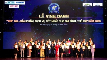 Vinh danh "Top 100 - Sản phẩm, dịch vụ tốt nhất cho gia đình và trẻ em” năm 2023