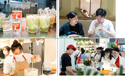 Không ít người tiêu dùng Trung Quốc, đặc biệt là giới trẻ biết đến sản phẩm sữa đặc Ông Thọ thông qua các thức uống như café sữa, trà sữa tại Quảng Châu.