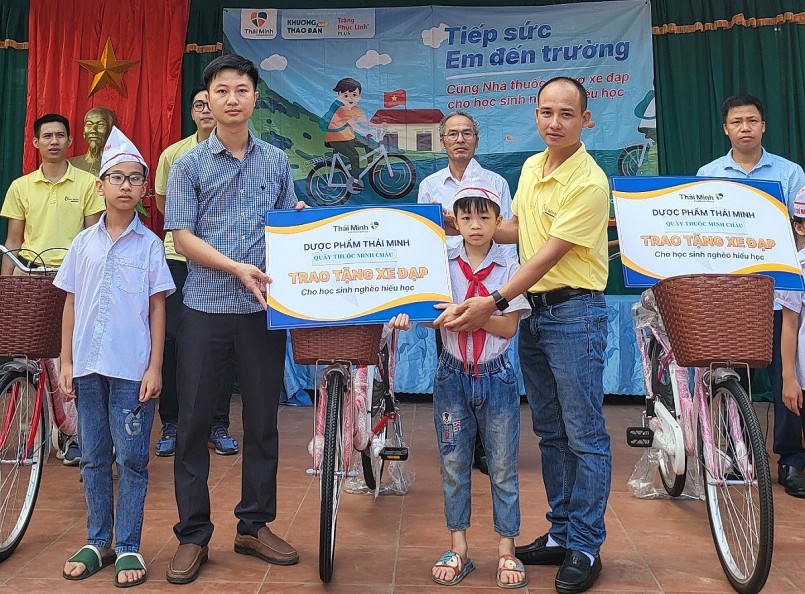 Dược phẩm Thái Minh triển khai chiến dịch Tiếp sức em đến trường
