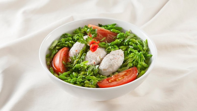 Hoa thiên lý nấu canh chua