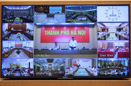 Lãnh đạo các địa phương phát biểu ý kiến tại hội nghị. Ảnh: VGP