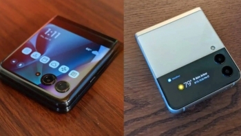 So sánh điện thoại Motorola Razr+ với Samsung Galaxy Z Flip 3